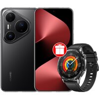 Huawei Pura 80 Pro LMR-LX9 12GB/512GB (черный) + умные часы Huawei Watch GT 5 по акции Image #1