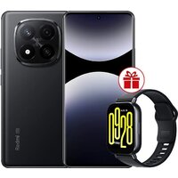 Xiaomi Redmi Note 14 Pro+ 5G 8GB/256GB международная версия (черный) + умные часы Xiaomi Redmi Watch 5 Active (черный) по акции