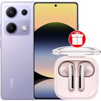 Xiaomi Redmi Note 14S 8GB/256GB международная версия (перламутровый фиолетовый) + наушники Xiaomi Redmi Buds 6 Active (розовый)по акции