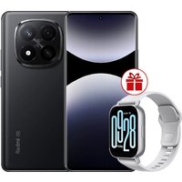Xiaomi Redmi Note 14 Pro+ 5G 12GB/512GB международная версия (черный) + умные часы Xiaomi Redmi Watch 5 Active (серебристый) по акции Image #1